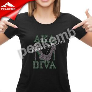 wholesale AKA Sorority Rhinestone T &hellip;