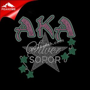 wholesale AKA rhinestone motif silv &hellip;