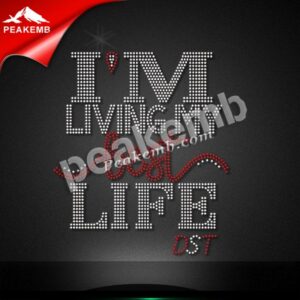 wholesale Custom Bling I`m Living M &hellip;