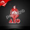Custom Fashionable Laser border embroidery delta