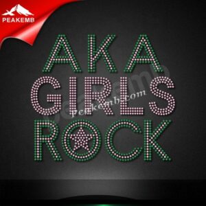 wholesale Custom Iron on AKA Girls  &hellip;