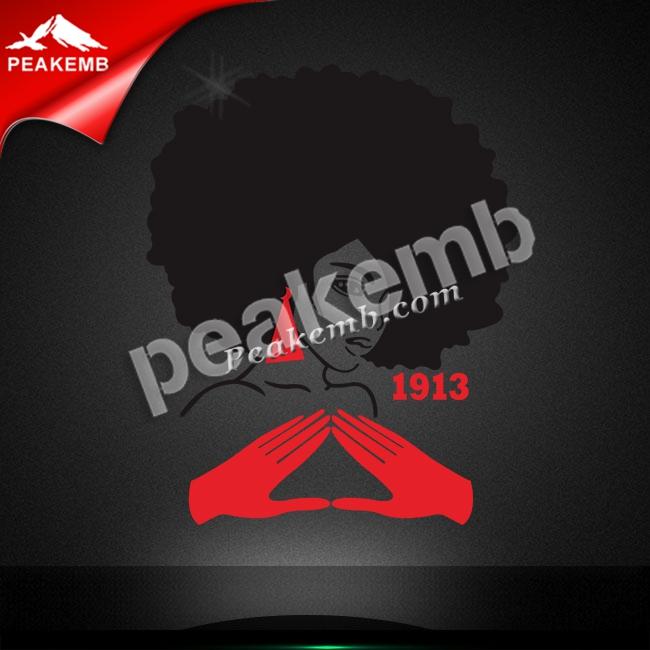 wholesale Delta Afro Girl Vinyl designs Iron on printed vinyl Transfer Motif for Garments 3 wholesale Delta Afro Girl Vinyl designs Iron on printed vinyl Transfer Motif for Garments