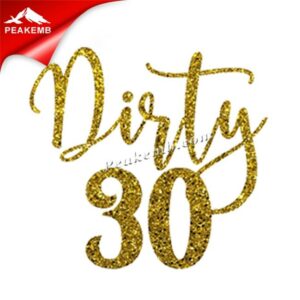 wholesale Disty 30 letters gold gli &hellip;