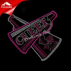 wholesale Glitter cheer hot fix rhi &hellip;