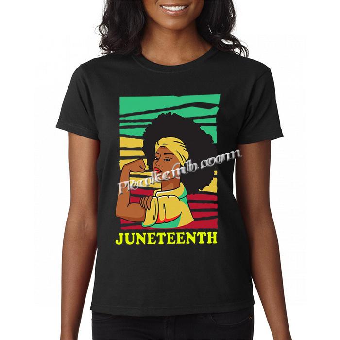 wholesale price high quality new design Juneteenth girl iron on transfer printing for t shirt 5 wholesale price high quality new design Juneteenth girl iron on transfer printing for t shirt - Image 3