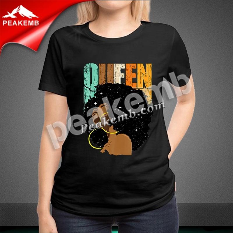 wholesale Custom Afro Girl Queen Design Printable Heat Transfer T-shirt Vinyl 4 wholesale Custom Afro Girl Queen Design Printable Heat Transfer T-shirt Vinyl - Image 2