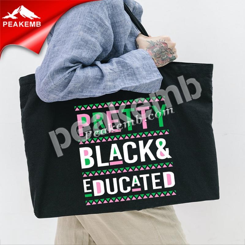 wholesale Custom screen printed black history pretty black educated Vinyl heat transfer for Tshirts 3 wholesale Custom screen printed black history pretty black educated Vinyl heat transfer for Tshirts