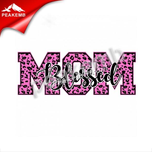 wholesale Blessed Mom Leopard Heat Transfer Printable Blessed Mama Mommy Vinyl Transfer Iron on Blessed Mom Momlife Design 5 wholesale Blessed Mom Leopard Heat Transfer Printable Blessed Mama Mommy Vinyl Transfer Iron on Blessed Mom Momlife Design - Image 3