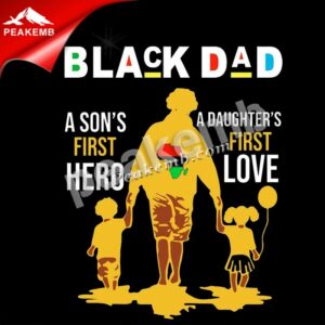 black history decorations Black Dad  heat pre …