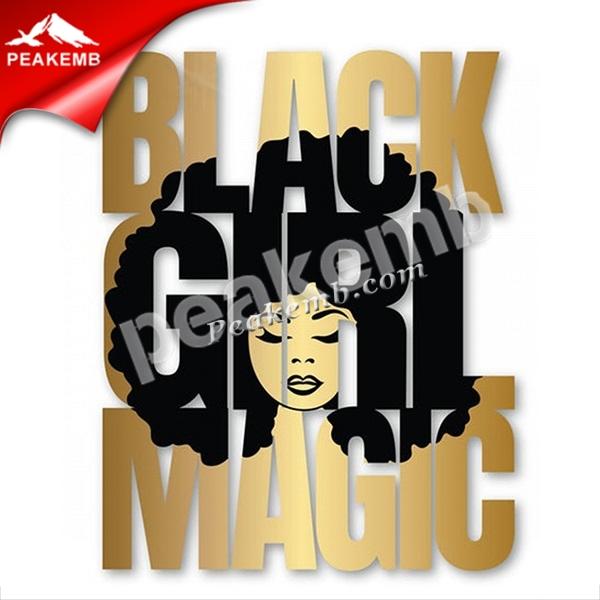 wholesale Black Girl Magic Vinyl Transfer Printing Iron on Black Women Transfer Black Queen Design for Pride Melanin 5 wholesale Black Girl Magic Vinyl Transfer Printing Iron on Black Women Transfer Black Queen Design for Pride Melanin - Image 3