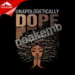 wholesale  Printed Unapologetically Dope glit …