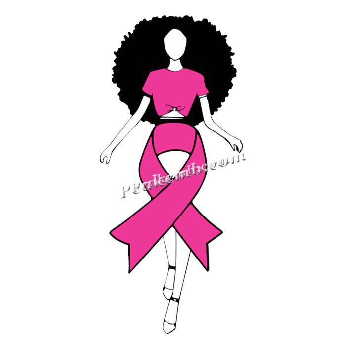wholesale Women fashion custom pu vinyl sticker awareness pink ribbon girl transfer printing 6 wholesale Women fashion custom pu vinyl sticker awareness pink ribbon girl transfer printing - Image 4