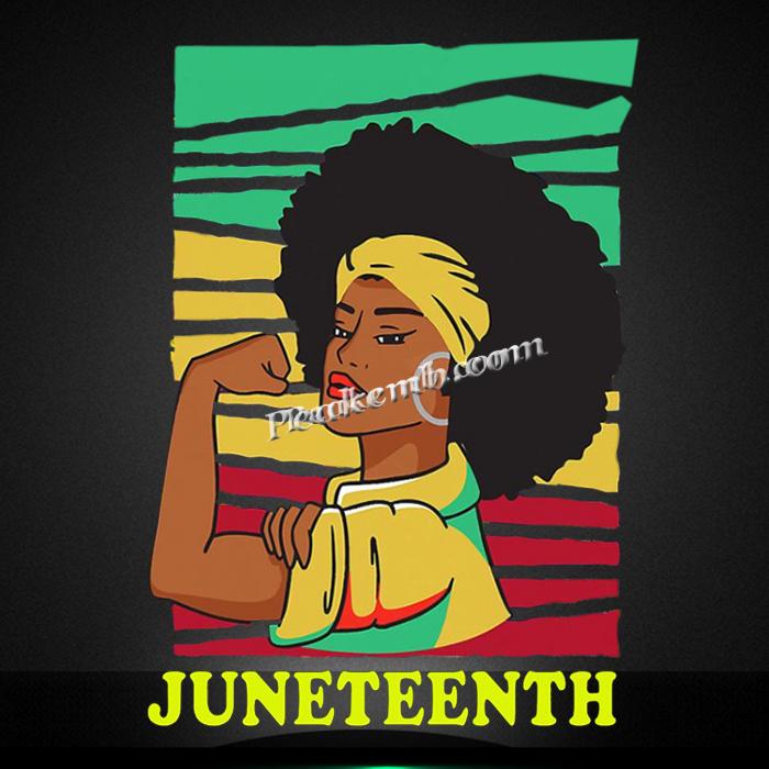 wholesale price high quality new design Juneteenth girl iron on transfer printing for t shirt 3 wholesale price high quality new design Juneteenth girl iron on transfer printing for t shirt