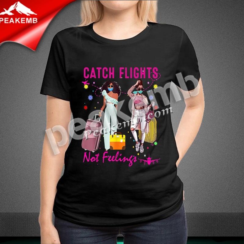 wholesale Custom Heat Transfer Design Girls Trip Catch Flights Printing T-shirt Vinyl 4 wholesale Custom Heat Transfer Design Girls Trip Catch Flights Printing T-shirt Vinyl - Image 2
