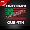 wholesale Ready To Ship Black History Vinyl heat transfer Juneteenth our 4th T-Shirt Design 1 He3270863302f44c6b18956dc2dce6a68t