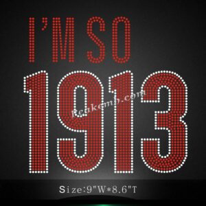 wholesale Iron On I am So 1913 Delt …
