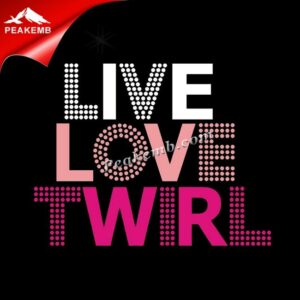 wholesale Live Love hot fix rhinest &hellip;