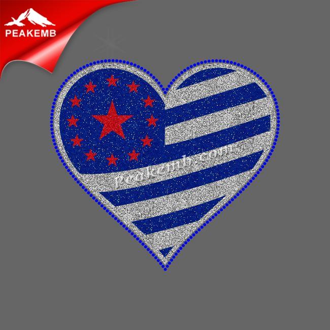 wholesale Lovely heart star glitter transfer Iron on Women clothing 3 wholesale Lovely heart star glitter transfer Iron on Women clothing