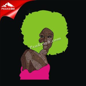 wholesale AKA Afro Girl Hotfix Rhin …