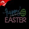 Best Quality Happy Easter Rhinestone Transfer