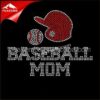 Custom Baseball Crystal Adhesive Rhinestone Heat