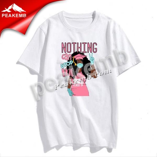 wholesale Nothing can stop me class of 2021 Iron on Black Woman Graduation Black Educated Heat Transfer Fashion Black Girl Magic Design 4 wholesale Nothing can stop me class of 2021 Iron on Black Woman Graduation Black Educated Heat Transfer Fashion Black Girl Magic Design - Image 2