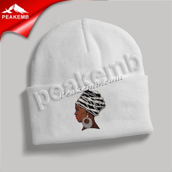 wholesale Tall Head Wrap Embroidered Afro Lady with Applique African American patches Black Girl iron on Patches 4 wholesale Tall Head Wrap Embroidered Afro Lady with Applique African American patches Black Girl iron on Patches - Image 2