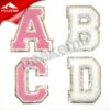 wholesale Chenille Glitter Initial Letters Patch Iron On Alphabet Embroidery Chenille Patches 2 H678e2c94ad74424494cacf50ef299c7dA
