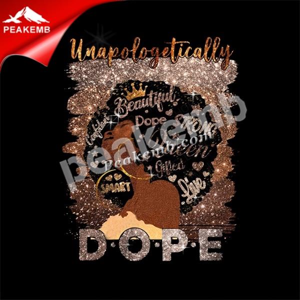 wholesale Black Women Black Queen Vinyl Printable Transfer Iron on Unapologetically Melanin Black Pride Design 5 wholesale Black Women Black Queen Vinyl Printable Transfer Iron on Unapologetically Melanin Black Pride Design - Image 3
