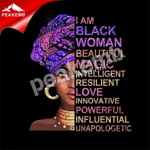 wholesale I Am Black Women Beautiful Magic Tshirt Heat Transfer Iron on Black Queen Transfer Black Girl Printable Design 5 wholesale I Am Black Women Beautiful Magic Tshirt Heat Transfer Iron on Black Queen Transfer Black Girl Printable Design - Image 3