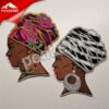 wholesale Tall Head Wrap Embroidered Afro Lady with Applique African American patches Black Girl iron on Patches 2 Ha74d1d1e65174252af94f3bf0c2e5237b