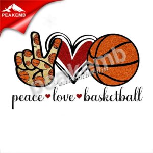 wholesale  Printed Peace Love Baske …
