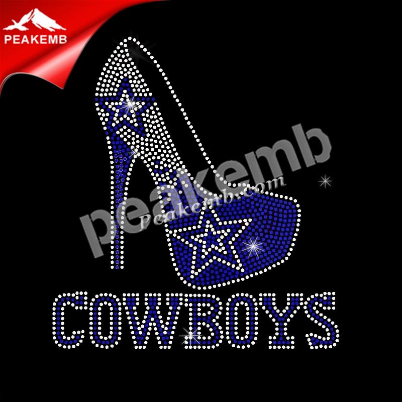 wholesale Football Cowboy High Heel Rhinestone Transfers 5 wholesale Football Cowboy High Heel Rhinestone Transfers - Image 3