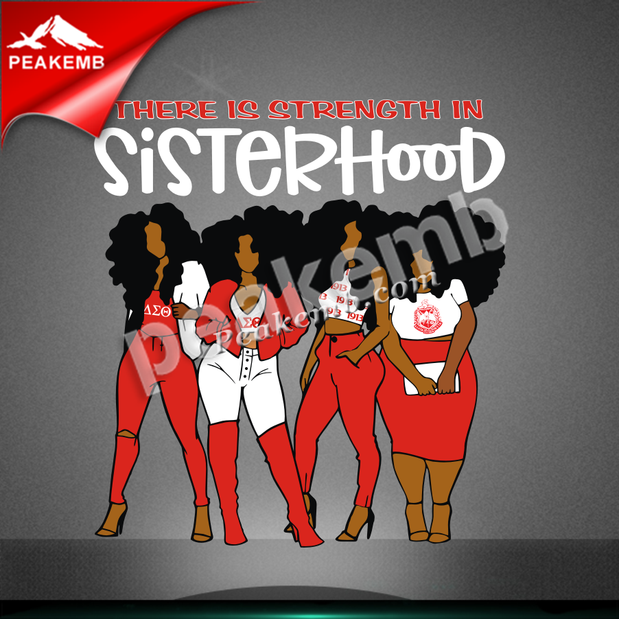 wholesale Red Sisterhood PU Vinyl Heat Transfers Ready to ship 5 wholesale Red Sisterhood PU Vinyl Heat Transfers Ready to ship - Image 3