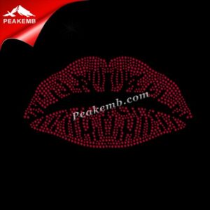 wholesale Sexy red lip hot fix moti &hellip;