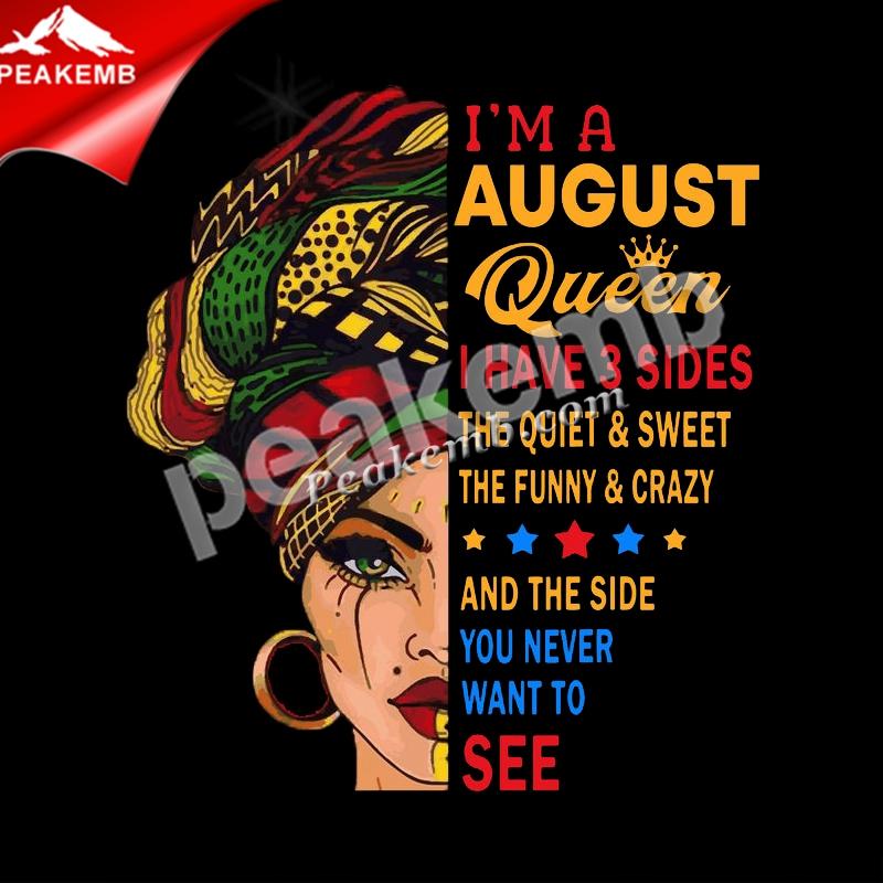 wholesale printed i am august queen afro lady vinyl PU transfer 5 wholesale printed i am august queen afro lady vinyl PU transfer - Image 3