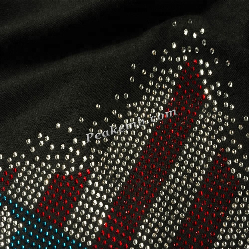 wholesale Custom hot fix motif design 3 wholesale Custom hot fix motif design