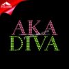 wholesale Heat Transfer Colored Aka Diva Rhinestone Letters Iron On 2 Wholesale Heat Transfer Colored Aka Diva