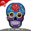 embroidery patch skull design