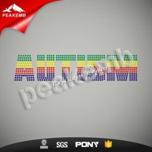 wholesale  Bling Letters Autism Rhi &hellip;