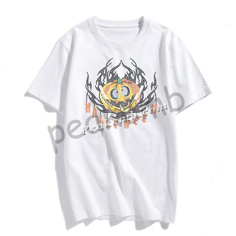 wholesale pumpkin face halloween designs rhinestone iron on transers fit for tshirt hat etc. 4 wholesale pumpkin face halloween designs rhinestone iron on transers fit for tshirt hat etc. - Image 2