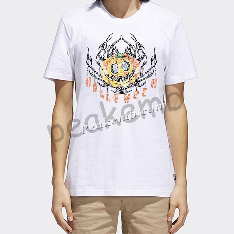 wholesale pumpkin face halloween designs rhinestone iron on transers fit for tshirt hat etc. 7 wholesale pumpkin face halloween designs rhinestone iron on transers fit for tshirt hat etc. - Image 5