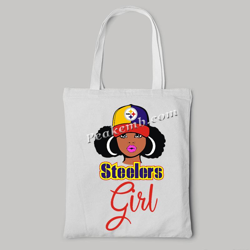 wholesale afro girl wear a hat w/ Steelers logo design nfl heat iron on Transfer 7 wholesale afro girl wear a hat w/ Steelers logo design nfl heat iron on Transfer - Image 5