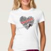 wholesale rhinestone heart w/ falcons logo design nfl heat iron on Transfer 1 120 1