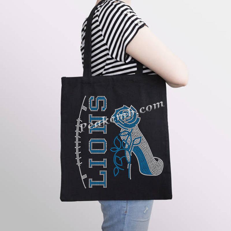 wholesale lions w/ high heel & flower & half ball nfl rhinestone iron on Transfer 6 wholesale lions w/ high heel & flower & half ball nfl rhinestone iron on Transfer - Image 4