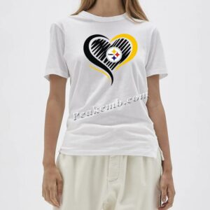 wholesale heart w/ steelers logo de &hellip;