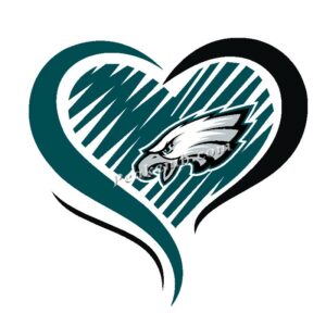 wholesale heart w/ eagles logo desi …