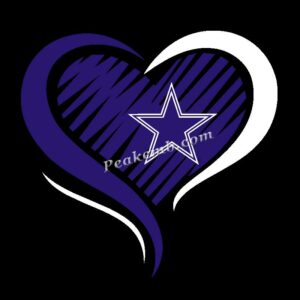 wholesale heart w/ cowboys logo des …