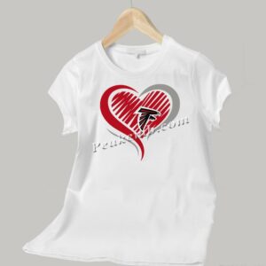 wholesale heart w/ falcons logo des &hellip;