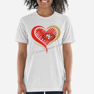 wholesale heart w/ 49ers logo desig &hellip;